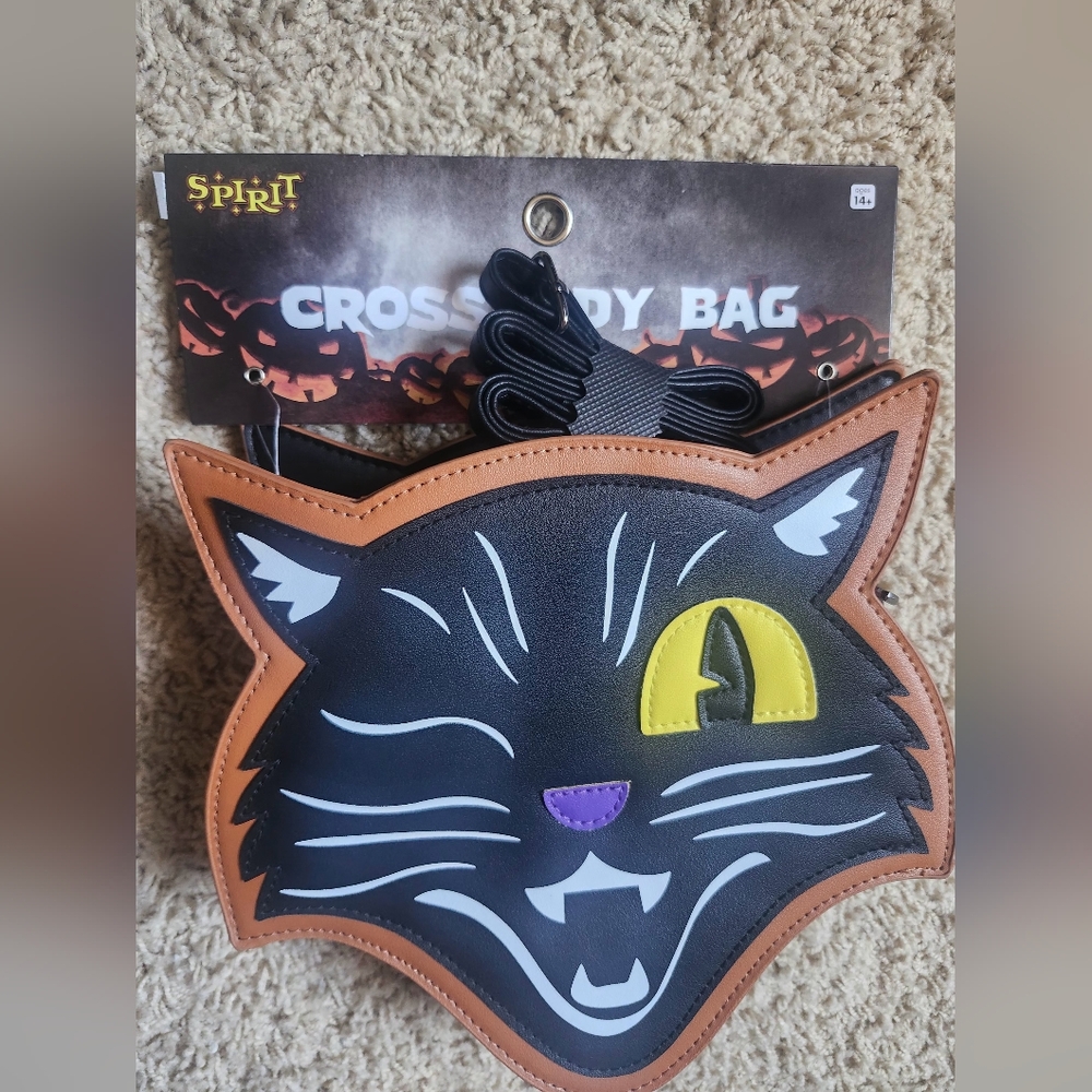 Brand New Spirit Halloween Cat Crossbody Bag
